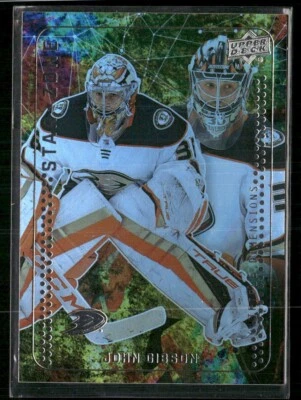 2023-24 Upper Deck Series 1 - Star Zone #SZ-23 John Gibson - Image 1 of 2