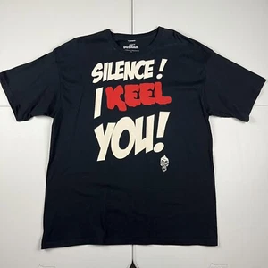 Vintage Original Y2K Jeff Dunham Silence I Kill You Graphic T Shirt Black XXL - Picture 1 of 6
