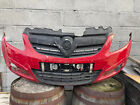 Vauxhall Corsa D Front Bumper Complete In Red