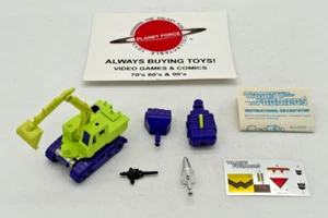 1985 Scavenger Complete G1 Transformers Constructicon Figure Unused Decals - Picture 1 of 2