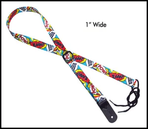Legacystraps Mandolin Strap Ukulele Strap Comics Design - Picture 1 of 3