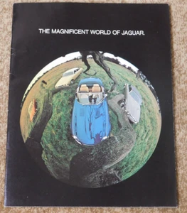 Jaguar V-12 1974 folleto de sala de exposición de ventas tipo E - Imagen 1 de 3