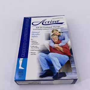 Activa Soft Fit Knee High Closed Toe 20-30mmHg Beige Large - Picture 1 of 8