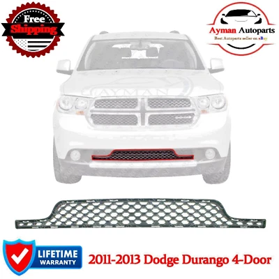 New Bumper Lower Grille For 2011 2012 2013 Dodge Durango Front Black CH1036120 Foto 1 de 4