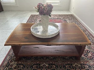 Hand Crafted Australian Redgum Coffee Table - Picture 1 of 6
