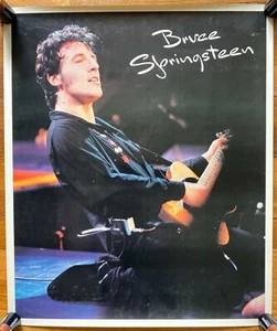 Póster original vintage de Bruce Springsteen [live shot] RARO - Imagen 1 de 3
