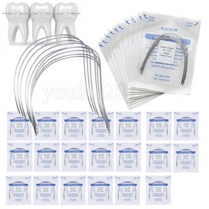 Alambre de arco de ortodoncia dental AZDENT súper elástico Niti curva inversa rectangular - Imagen 1 de 17