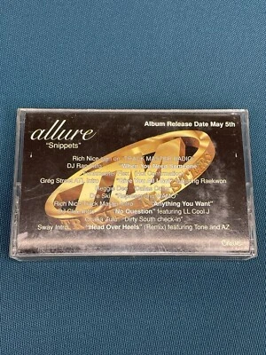 Allure Rare 90’s PROMO Snippets Cassette Mixed Tape - VTG Hip-Hop Collectable - Image 1 of 3