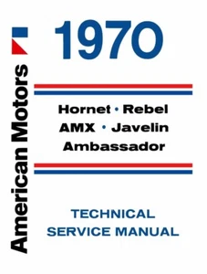 1970 AMC Service Shop Repair Manual Book Engine Drivetrain Electrical Technical - Picture 1 of 1