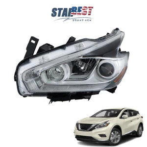 Clear Lens Fit For 2015-2018 Nissan Murano Platinum 1PCS Left Headlight Assembly - Picture 1 of 13