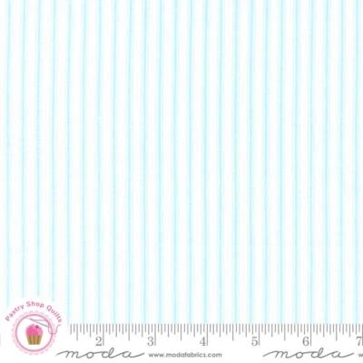 Moda ELLIE 18766 22  Blue  Stripe BRENDA RIDDLE Quilt Fabric - Image 1 of 4