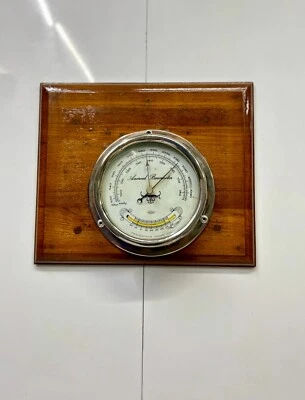 Barómetro de Barco Original UTSUKI KEIKI - Instrumento Aneroide Japonés De Colección Foto 1 de 4