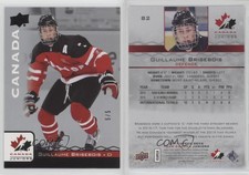 2017 Upper Deck Team Canada Juniors Black /5 Guillaume Brisebois #82