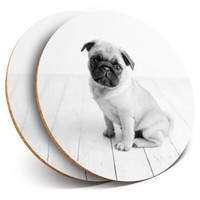 Pug Perro//Cachorro Personalizado//llamado Camiseta Bebé-Gran Regalo Niño