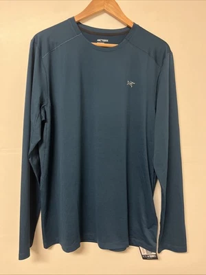 Arc'teryx Men’s Cormac Crew Long Sleeve Shirt - Large Nightscape Heather - NWT - Image 1 of 4