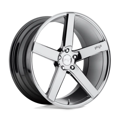 Rueda 20x8.5 Nicho M132 MILAN CROMADA 5x4.5 (35mm) Foto 1 de 4