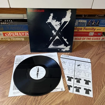 " X " LOS ANGELES First Press Vinyl Record Insert Sleeve SLASH Punk Near M - Image 1 of 4