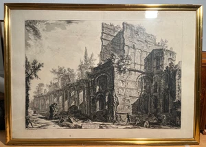 Radierung, Pretorio Villa Adriana Tivoli, G.B. Piranesi, Hadriansvilla, Hind 113 - Bild 1 von 5