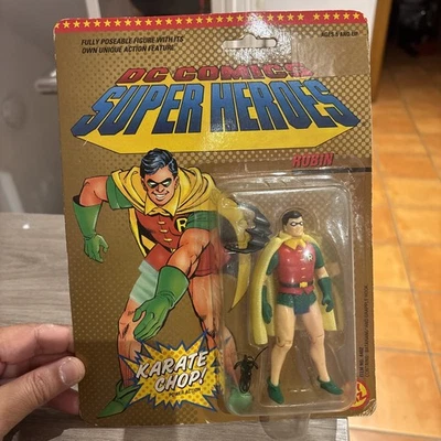 Robin 1989 Toybiz Action Figure Dc Comics Super Heroes Brand New  - Imagen 1 de 4