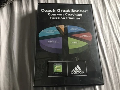 Coerver Coaching Session Planner DVD 5-Disc Set Coach Great Soccer Rare OOP HTF - Image 1 of 2