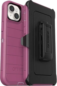 OtterBox Defender Series Screenless Ed Case iPhone 14 Plus Pink Holister Clip - Bild 1 von 5