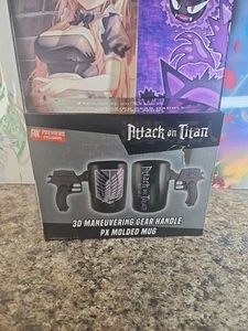 Attack On Titan 3D Maneuvering Gear Handle PX Molded Mug  New Unused - Picture 1 of 6