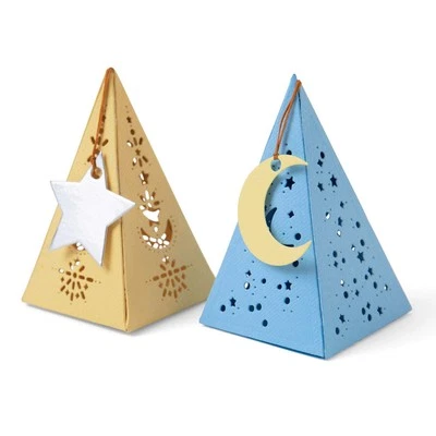 Thinlits Stanzformen-Set 7 Stück Celestial Favor Box von Lisa Jones 665184 Pa... - Bild 1 von 3