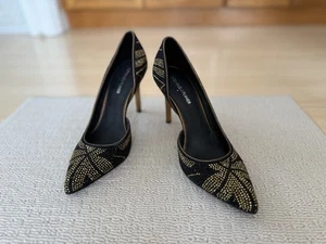 Donald J Pliner Women Embellished Suede “Keara” Formal Heels, 4", Size 9M NEW - Picture 1 of 10