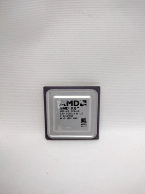 Vintage AMD CPU AMD-K6-200ALR, Super Socket 7 - Image 1 of 3