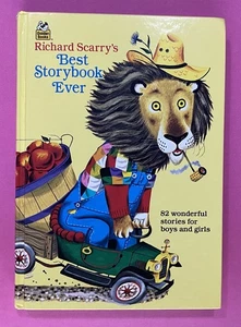 Richard Scarrys Best Storybook Ever by Richard Scarry Wonderful Illustrations! - Picture 1 of 24