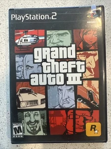 Grand Theft Auto III Sony Playstation 2 PS2 ohne Spiel - nur Hülle - Bild 1 von 4