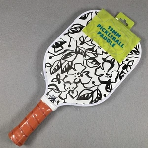 13mm Pickleball Paddle Black/Wht Dash Recreational Series Double Sided Graphite - Picture 1 of 10