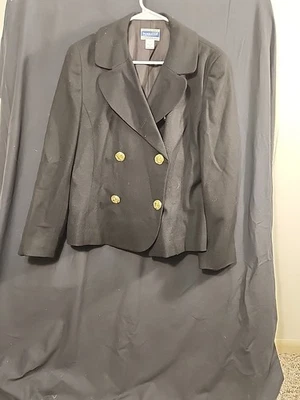 VTG Pendleton 100% Virgin Wool Black Blazer Jacket Made in USA Women's 12 - Image 1 of 4