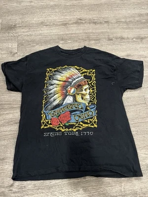 Black Grateful Dead Spring Tour 1991 Tee. Size Large. Vintage. - Image 1 of 4