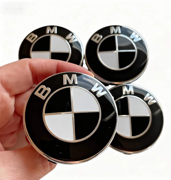 Set of 4 For BMW 56mm Wheel Center Hub Caps Logo Badge Emblem Rim Hubcaps Emblem - Image 1 of 4