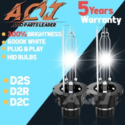 Front Xenon HID Headlight Bulbs 6000k For INFINITI M56 2011-2013 - Image 1 of 4