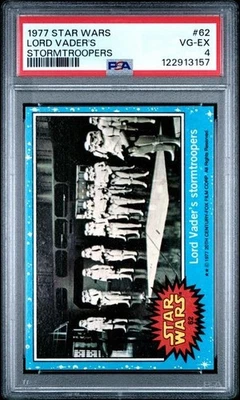 1977 Topps Star Wars #62 Lord Vader's Stormtroopers PSA 4 VG-EX - Image 1 of 2