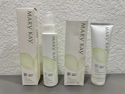 Mary Kay Botanical Effects Formula 3 Cleanse 4 oz & Freshen 5 oz NOS - Imagem 1 de 4