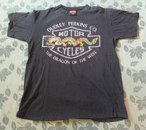 Orig. Vintage Harley Davidson T-Shirt XL DUDLEY PERKINS DRAGON OF THE WEST - Picture 1 of 6