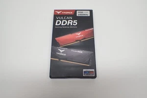 Team T-Force Vulcan 32 GB (2 x 16 GB) DDR5 6400 Mhz 1Rx8 memoria di gioco - Foto 1 di 2