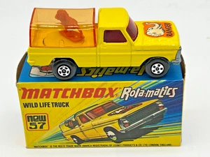 MATCHBOX SUPERFAST No.57e FORD WILDLIFE TRUCK IN ORIGINAL BOX 1973-80 +FREE POST - Picture 1 of 17