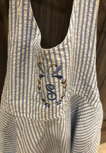 PATSY AIKEN CHEZ AMI Girls Outfit Sz 10 12 Embroidered with an S -Preppy - Picture 1 of 7