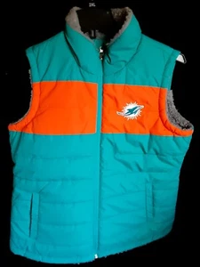 Miami Dolphins Men's G-III Reversible Vest/Jacket XL - Picture 1 of 6
