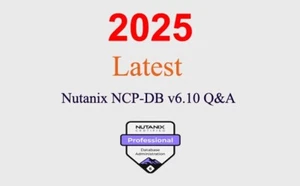 Q&R Nutanix NCP-DB v6.10 GARANTI (mise à jour 1 mois) - Photo 1/1