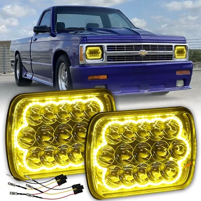 Faro LED halo proyector alto/bajo Fit 82-93 Chevy S10 Blazer GMC S15 7X6 H6054 Foto 1 de 4