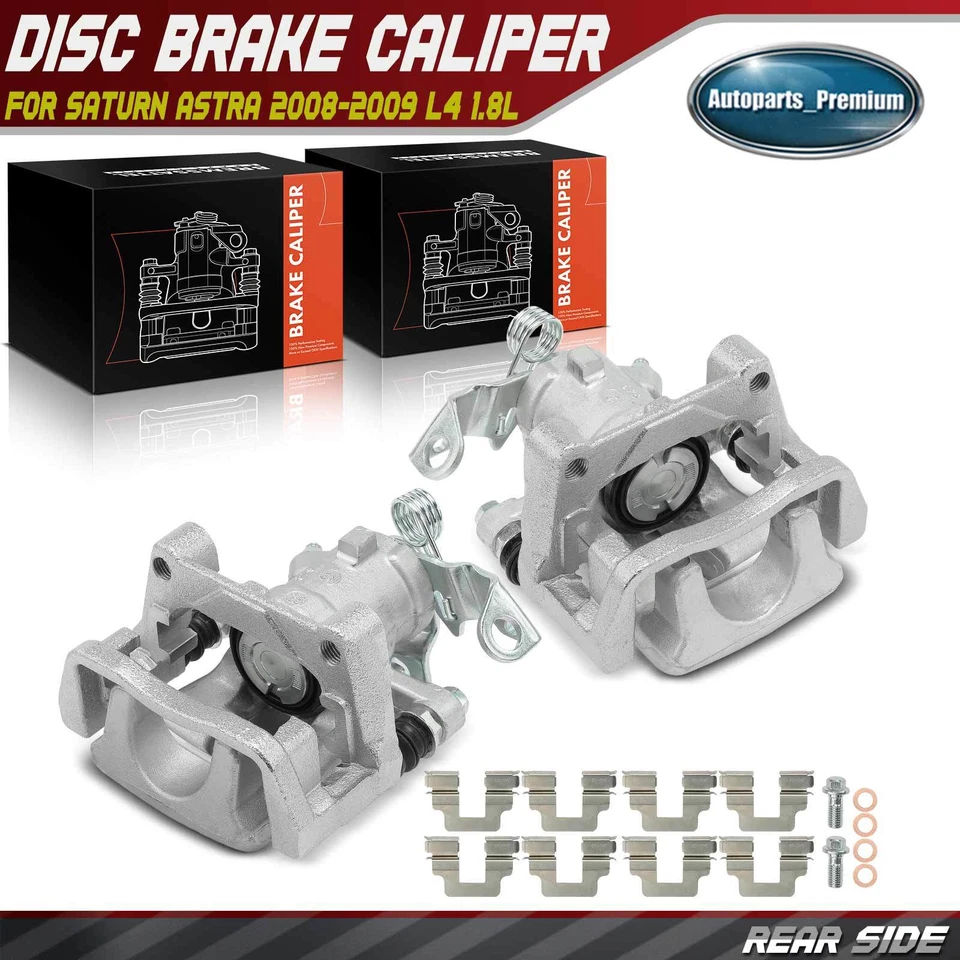 2x Rear Driver & Passenger Brake Caliper w/ Bracket for Saturn Astra 08-09 1.8L - Image 1 of 4