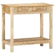 vidaXL Console Table 80x35x74 cm Solid Mango Wood