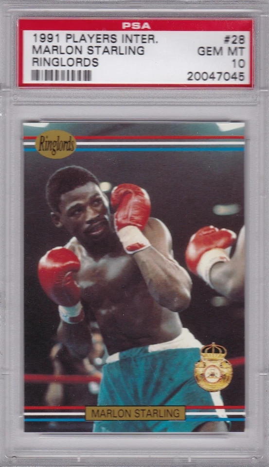 1991 Players Int'l RINGLORDS #28 MARLON STARLING PSA 10 GEM MINT  POP 11 - Image 1 of 1