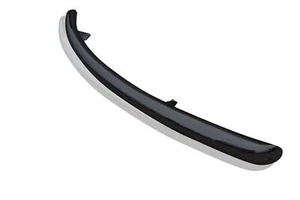 Front Spoiler Bar For Volkswagen Caddy 2004 - 2010 Bumper Chin Tube Nudge BLACK - Picture 1 of 2