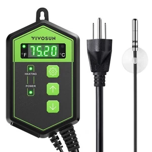 VIVOSUN Digital Heat Mat Thermostat Temperature Controller 40–108 ºF for Seed... - Picture 1 of 7